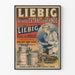 Vintage-Werbeplakat Liebig Fleischextrakt zur Wanddekoration