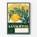 Vintage-Poster Livartil Artischockenextrakt für Wanddekoration