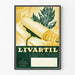 Vintage-Poster Livartil Artischockenextrakt Wanddekoration