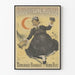 Vintage-Poster Logiz vom Roten Mond Wanddekoration