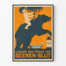 Vintage-Poster Unser Bär und Kind - Beeren-Blut Natürliches Getränk