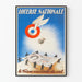 Vintage-Poster Nationale Lotterie Das Glück fällt vom Himmel