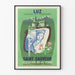 Vintage-Poster Tourismus Luz Saint Sauveur Pyrénées