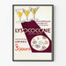 Vintage-Poster Lysococcine - Medizinische Wanddekoration