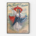 Vintage-Poster Ma Filipino Babe für authentische Wanddekoration