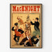 Vintage-Poster Macknight Hypnotischer Spaßmacher Wanddekoration