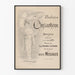Vintage-Poster Madame Chrysantheme - Elegante Wanddekoration
