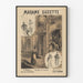 Vintage-Poster Madame Suzette - Retro-Wanddekoration
