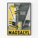 Vintage-Poster Magsalyl für Retro-Wanddekoration