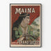 Vintage-Poster Maina wird ein großer Erfolg