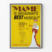 Vintage-Musikposter Broadway Mame - Künstlerische Wanddekoration
