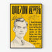 Vintage-Poster Manuel L. Quezon - Illustration und inspirierendes Zitat 1978