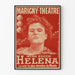 Vintage-Poster Miss Edith Helena Marigny-Theater