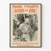Vintage-Poster von Mark Twains Joan of Arc, historische Wanddekoration