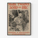 Vintage-Poster von Mark Twain's Joan of Arc – Mittelalterliche Illustration