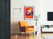 Dekoratives Vintage-Poster Planet Mars Erforschung Artem Legrand