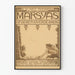 Vintage-Poster Theater Marsyas Natürliche Dekoration