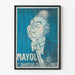 Vintage-Poster Mayol Erster Komischer Sänger von Paris