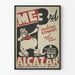 Vintage-Poster ME 3rd Alcazar – Humorvolles Theater-Wandbild