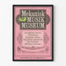Vintage-Poster Museum für mechanische Musik - Retro-Wanddekoration