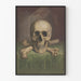 Poster Totenkopf Memento Mori zur Wanddekoration