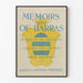 Dekoratives Poster im Stil der Memoiren von Barras, Vintage