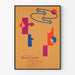 Memory Circuits Poster - Abstrakte Vintage-Wanddekoration
