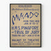 Vintage-Theaterposter Mikado und H.M.S. Pinafore