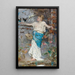 Fantasie des Herbstes - Émile-Auguste Pinchart — gerahmtes Bild an der Wand