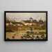 Gartenarbeit im Herbst - Émile Barau — gerahmtes Bild an der Wand