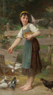 Nourrir les Colombes - Émile Munier — Ansicht des Kunstwerks