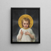Jesus - Émile Munier — gerahmtes Bild an der Wand