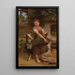La Petite Bergère - Émile Munier — gerahmtes Bild an der Wand