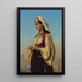 Eine griechische Schönheit - Émile Vernet-Lecomte — gerahmtes Bild an der Wand