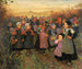 Rückkehr aus der Schule in Plougastel - Émile Wéry — Ansicht des Kunstwerks