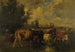 Vie auf einem Feld - Émile van Marcke — Ansicht des Kunstwerks