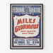 Vintage-Poster Théâtre Miles Glorious - Retro-Wanddekoration