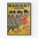 Vintage-Poster Théâtre Marigny - Miss Miss Revue