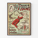 Vintage-Poster Miss Paula Schlangen- und Krokodildompteurin