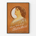 Vintage-Poster Mme Blanche Marchesi Porträt Dekorativ
