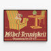 Vintage-Poster Möbel-Tennigkeit Berlin Wanddekoration im Retro-Stil — gerahmtes Bild an der Wand