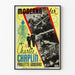 Vintage-Dekorationsposter Charlie Chaplin - Moderne Zeiten