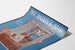 Vintage-Poster My Daddy's Star - Nostalgische Wanddekoration Blau für Kinder