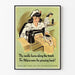 Vintage-Propagandaposter – Patriotische Mode gegen Hitler
