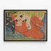 Dekoratives Poster Narrenschiff im expressionistischen Design — gerahmtes Bild an der Wand