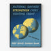 Inspirierendes Poster Nationale Ersparnis - Vintage Wanddekoration