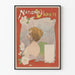 Vintage-Poster Nationals Variété Fru Astrid Beck - Künstlerische Wanddekoration