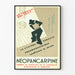Vintage-Poster Néopancarpine Wanddekoration Medizin