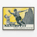 Vintage-Poster Nestrovit - Vollständige Stärkung für alle Altersgruppen — gerahmtes Bild an der Wand