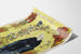 Vintage-Fantasiesticker mit Figur und rotem Teufel